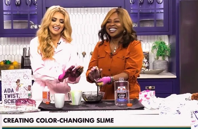 Making Slime with Action News Channel 5 Memphis